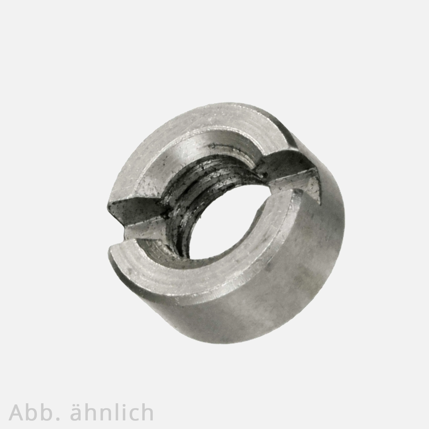 100 Schlitzmuttern DIN 546 Edelstahl A1 M6