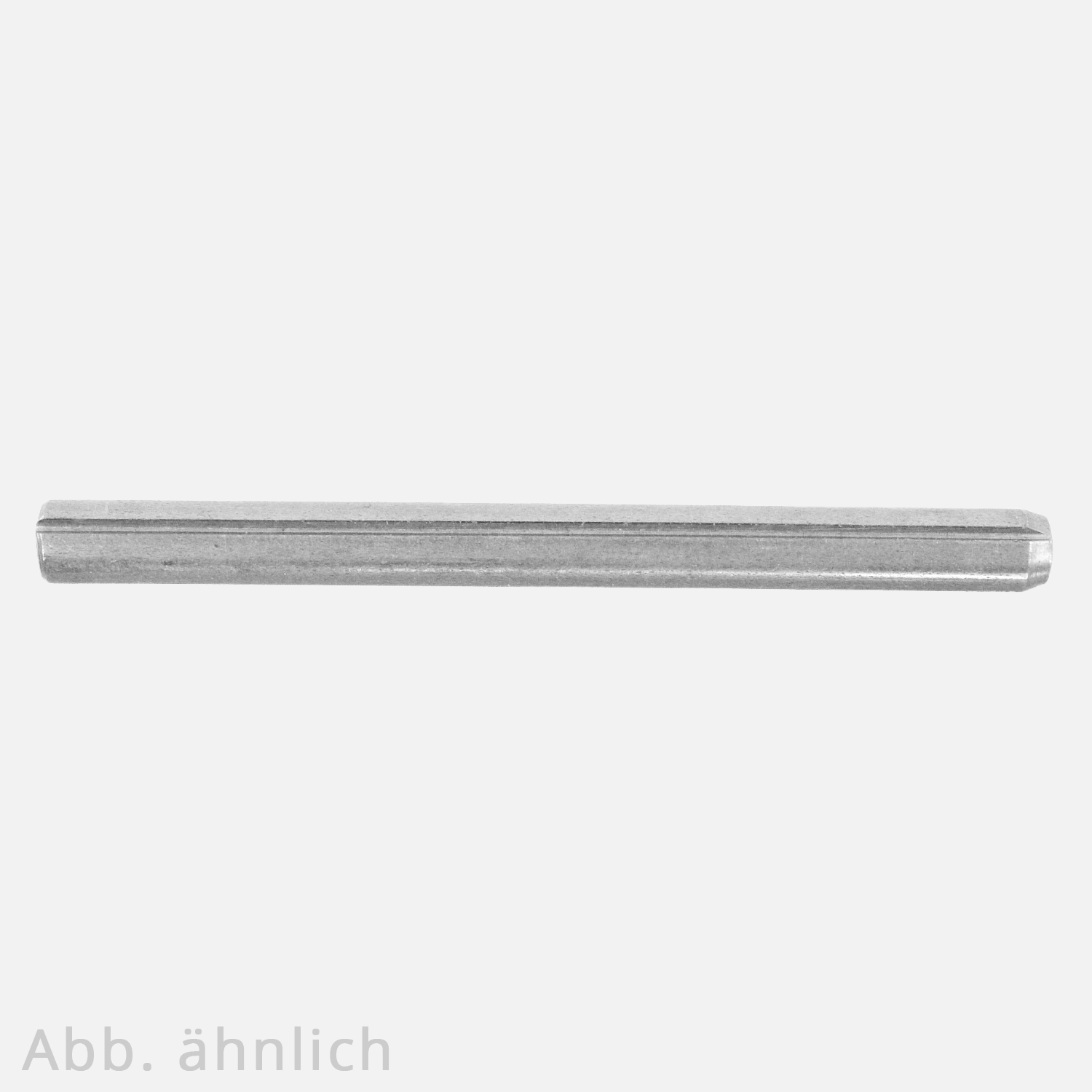 100 Zylinderkerbstifte 6x45 mm - DIN 1473 - Edelstahl A1