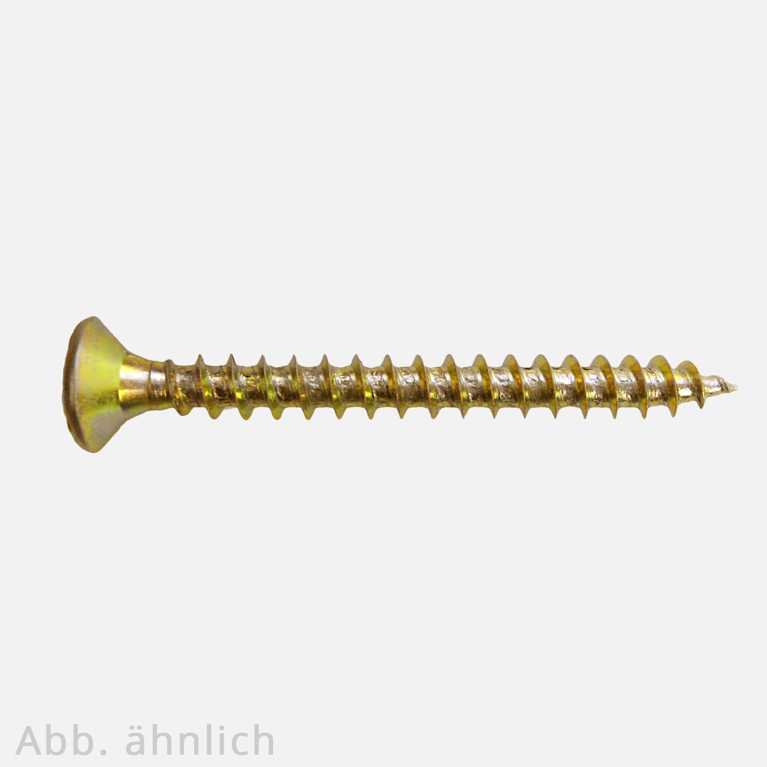 Spanplattenschraube | Senkkopf | Vollgewinde | PZ | gelb verzinkt