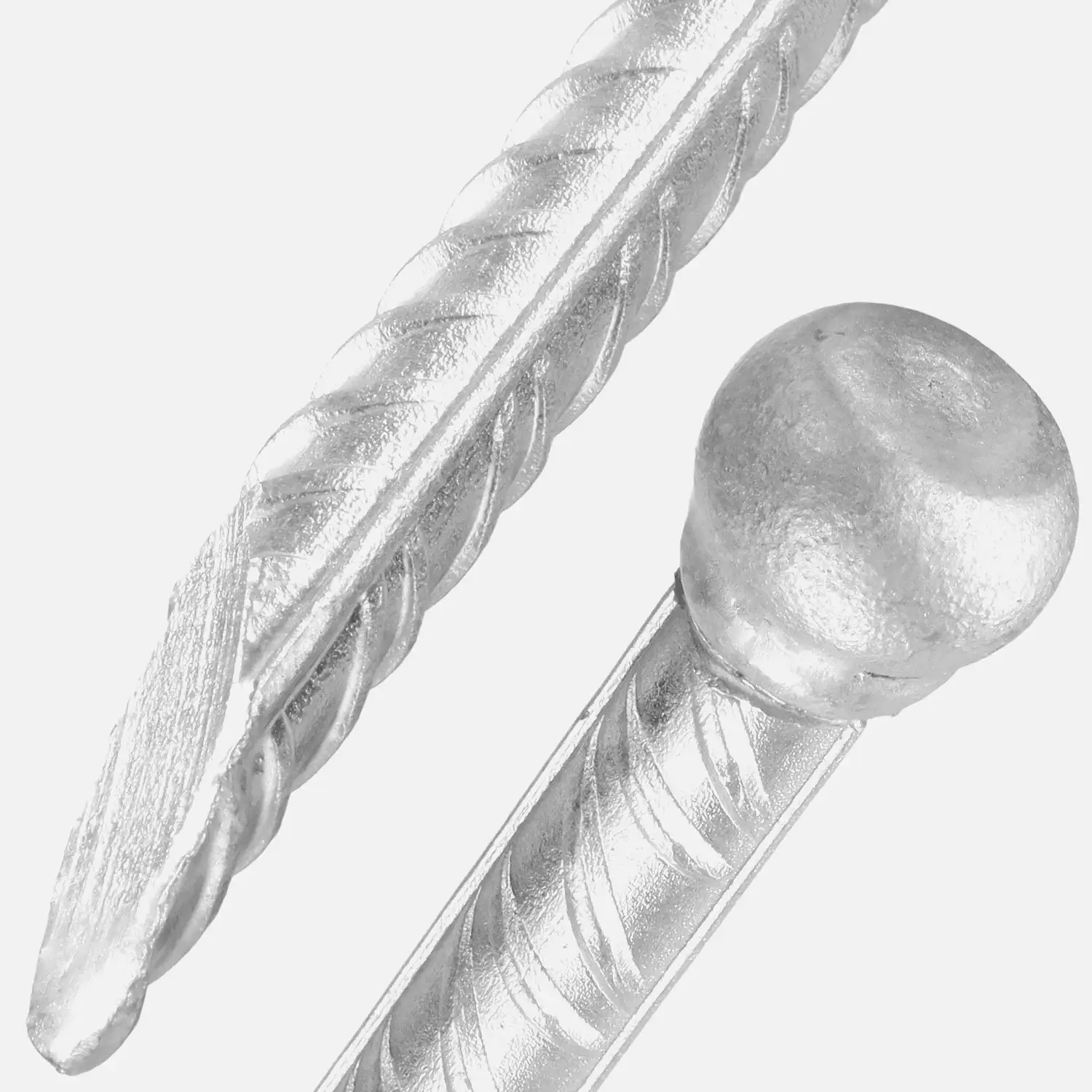 1 Sturmanker für Zäune mit Erdnagel, Gesamthöhe ca. 640 mm - feuerverzinkt