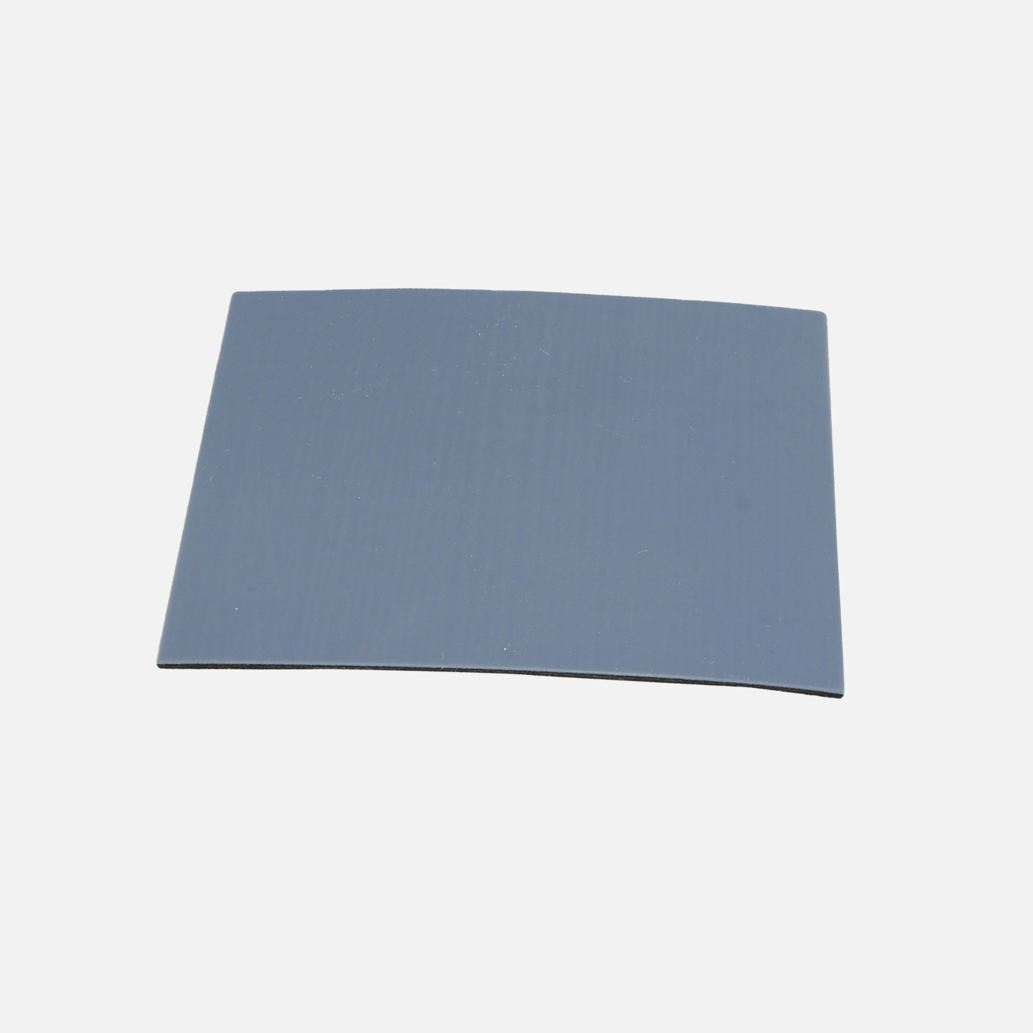 1 HSI Möbelgleiter 'Easy' - quadratisch selbstklebend flach - grau - 80x100mm