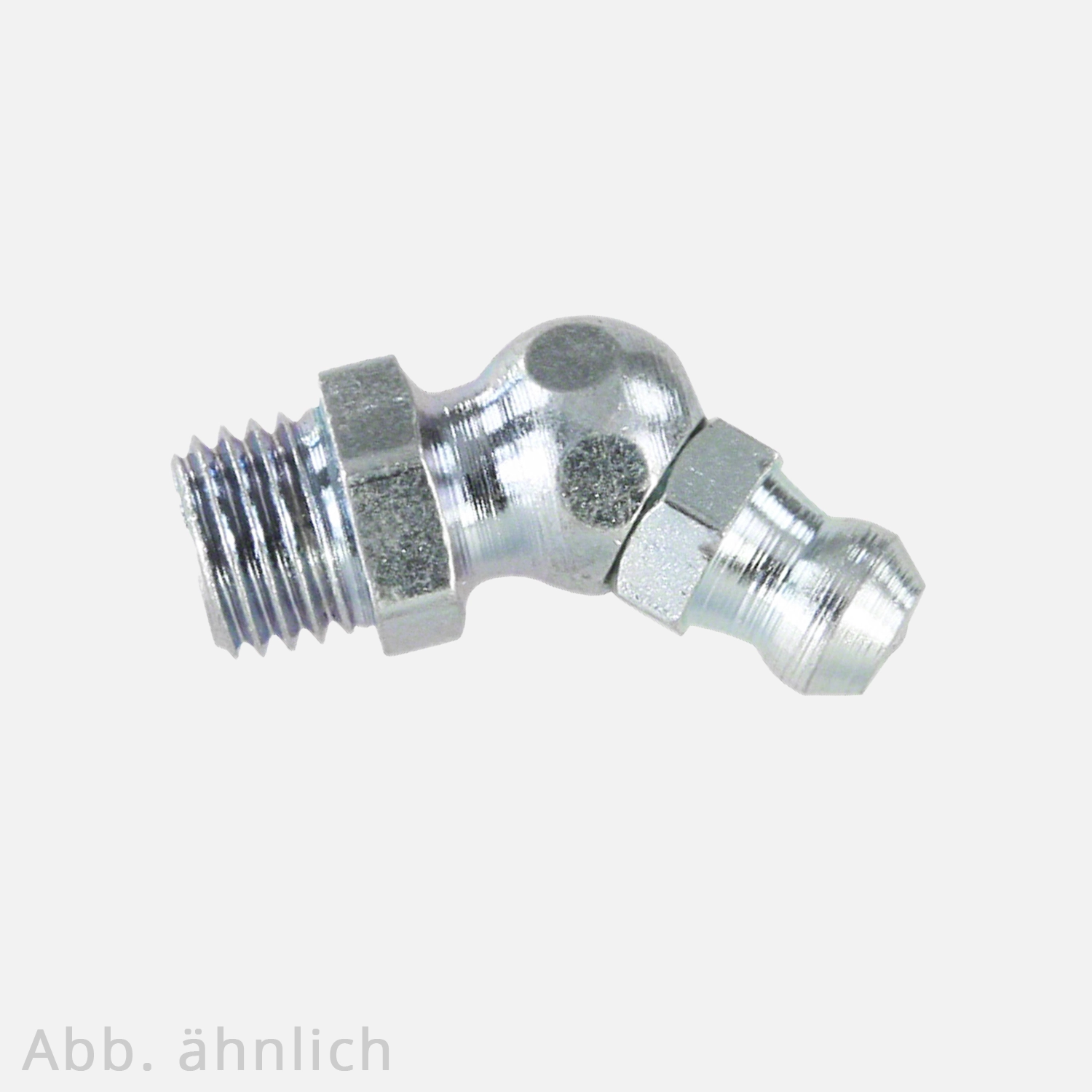 100 Kegelschmiernippel M8x1 mm - Form B - 45° Kegelkopf - SW9 - verzinkt