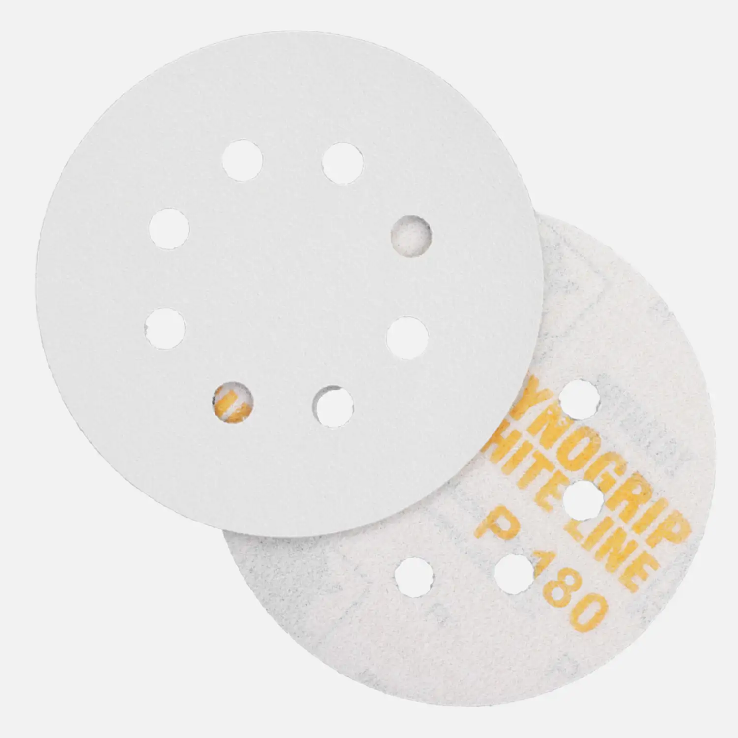 10 Schleifscheiben / Klettscheiben P180, Ø125 mm, 8-Loch