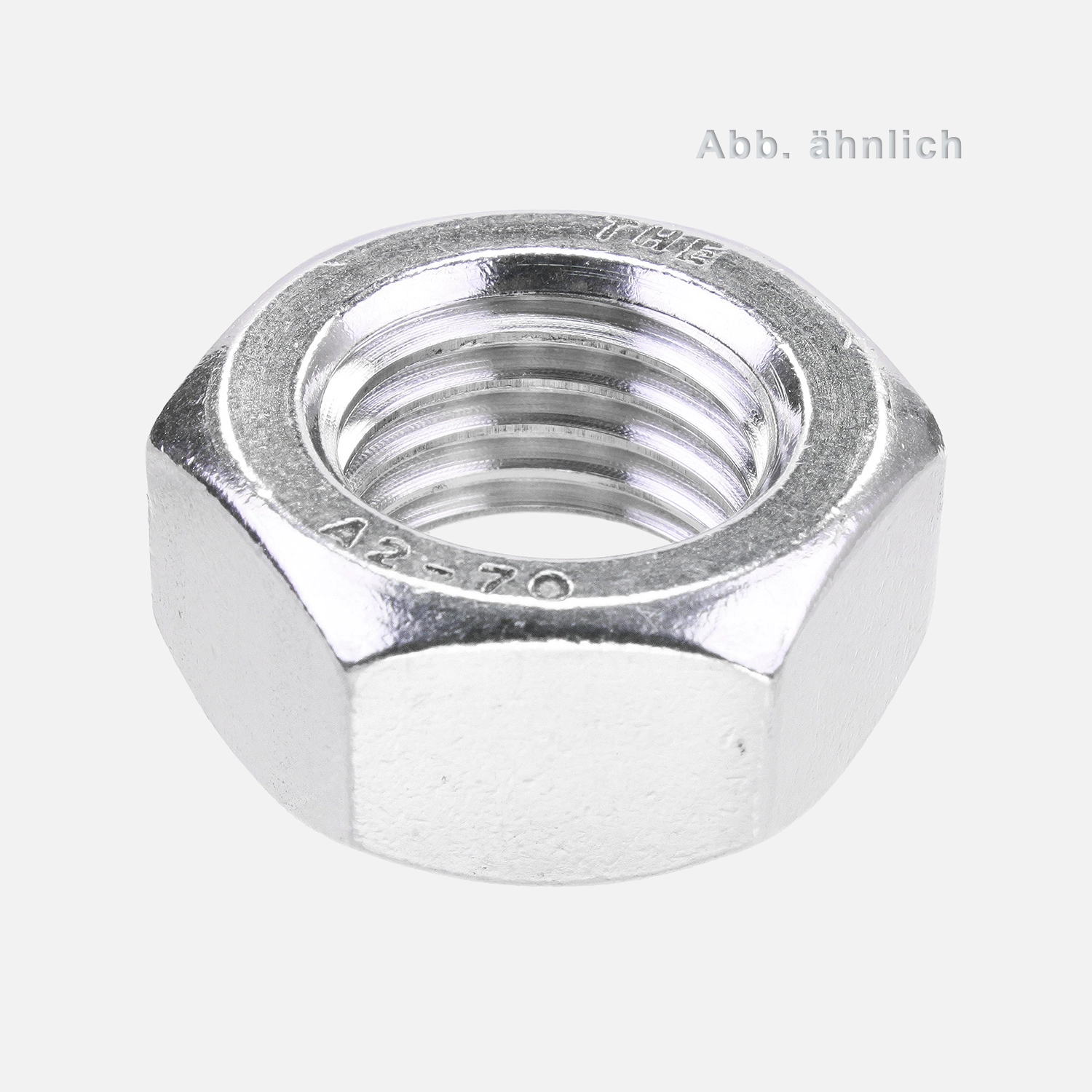 Sechskantmutter | DIN 934 | SW | Edelstahl A2