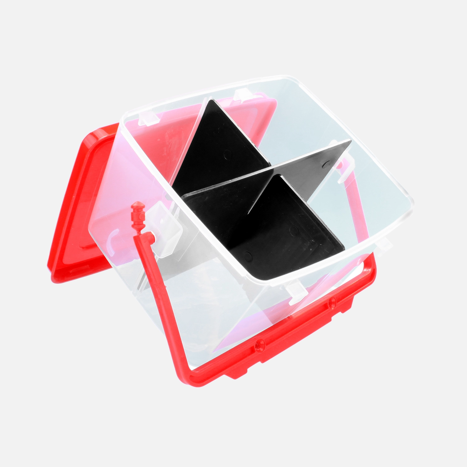 1 Kunststoffeimer 0,91 Liter, einschl. Deckel und Henkel