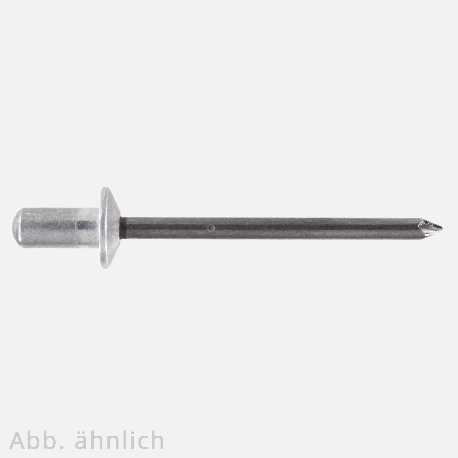 Dichtblindniete | Flachrundkopf | Aluminium / phosphatierter Dorn