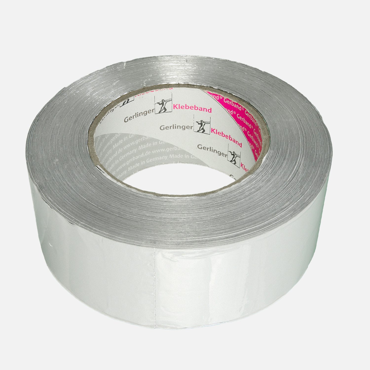 100m Rolle Aluminium-Klebeband / Reinaluminium (Gerband 705) - 50 mm breit