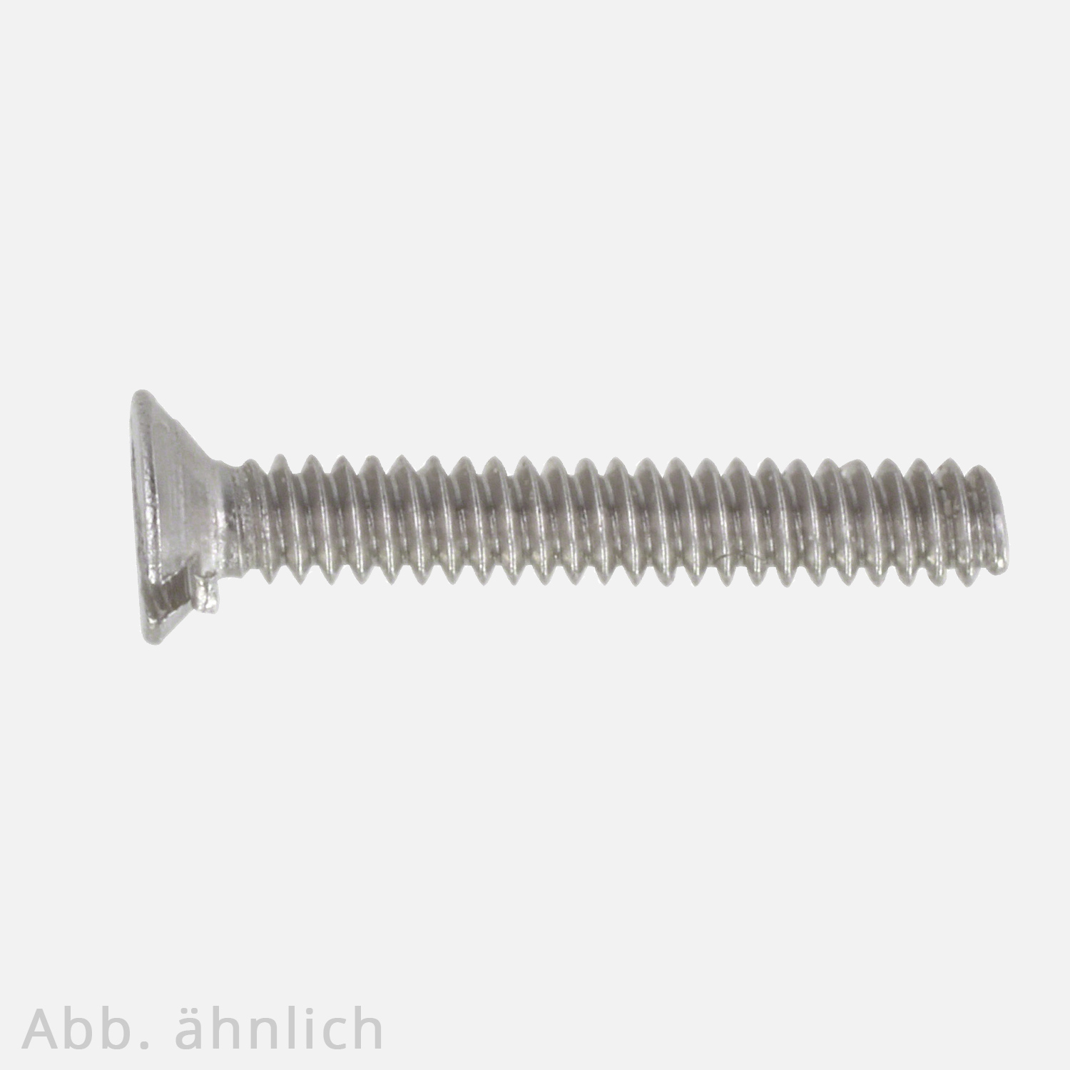 100 Senkschrauben M1,6x10 mm - DIN 963 - Edelstahl A1