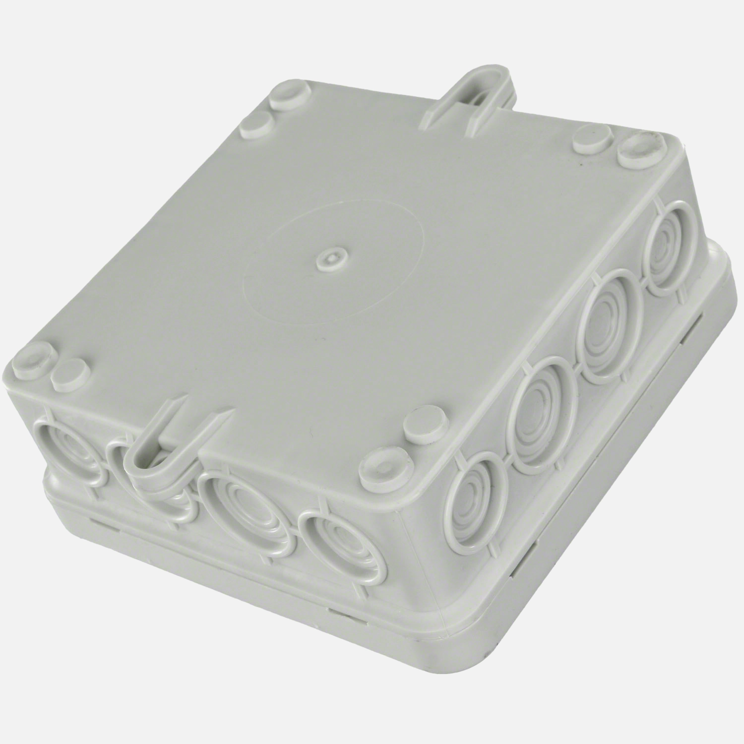 1 VDE-Aufputz Abzweigdose, Verteilerdose, PE, Feuchtraum, IP55, 100 x100 mm