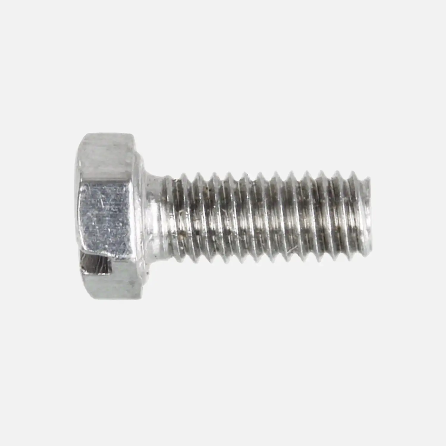 1 Sechskantschraube M5x12 mm - DIN 933 - Edelstahl A4 - mit Schlitz