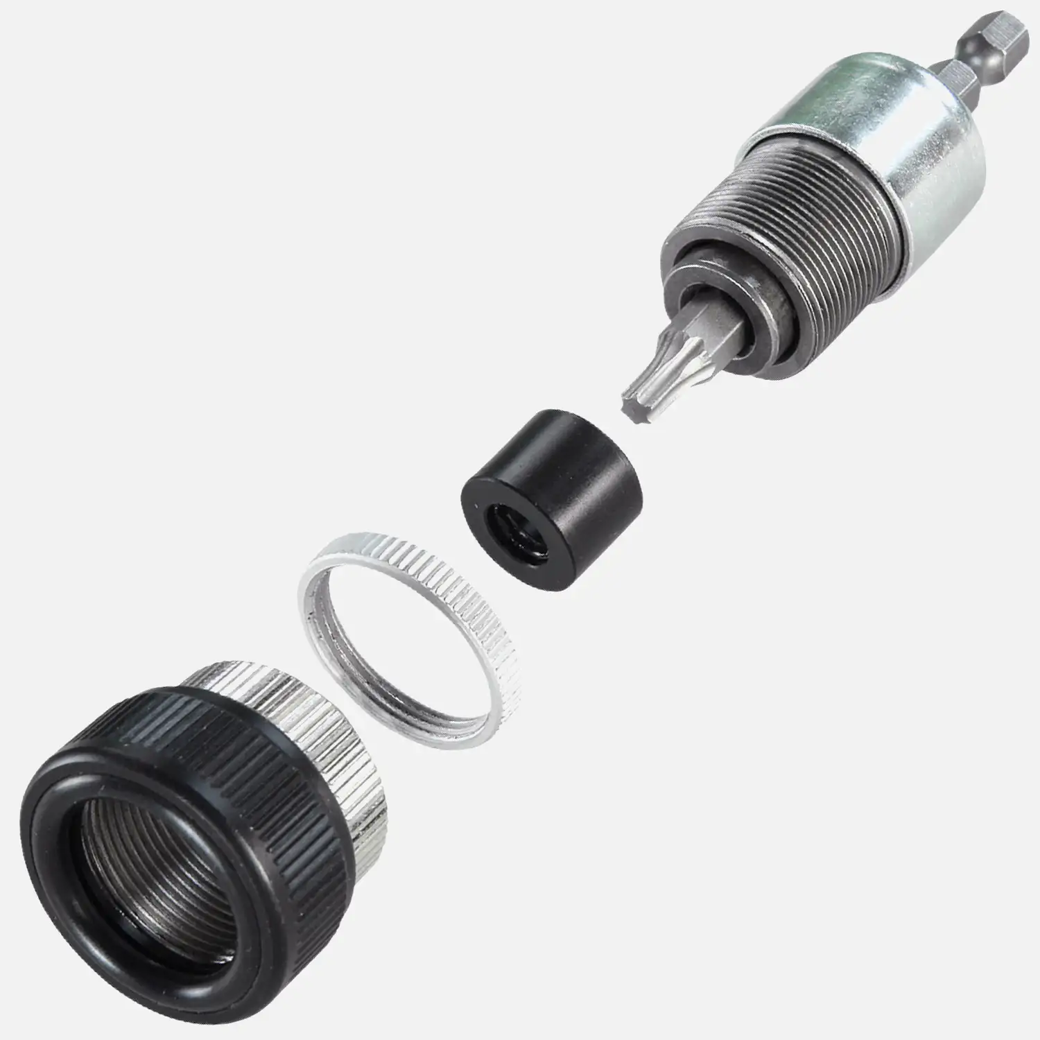 1 EuroTec Bithalter mit Tiefenanschlag und Rutschkupplung - magnetisch