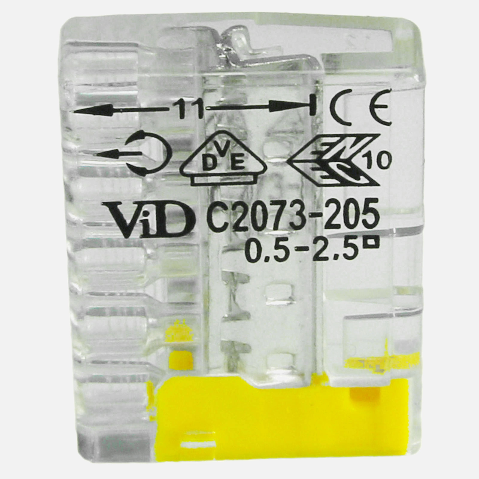 100 ViD Steckklemmen / Federzugklemmen - Polzahl: 5