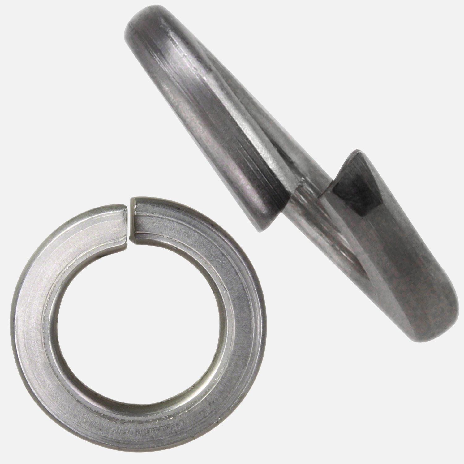 100 Federringe DIN 127 Edelstahl A4 Form B M6