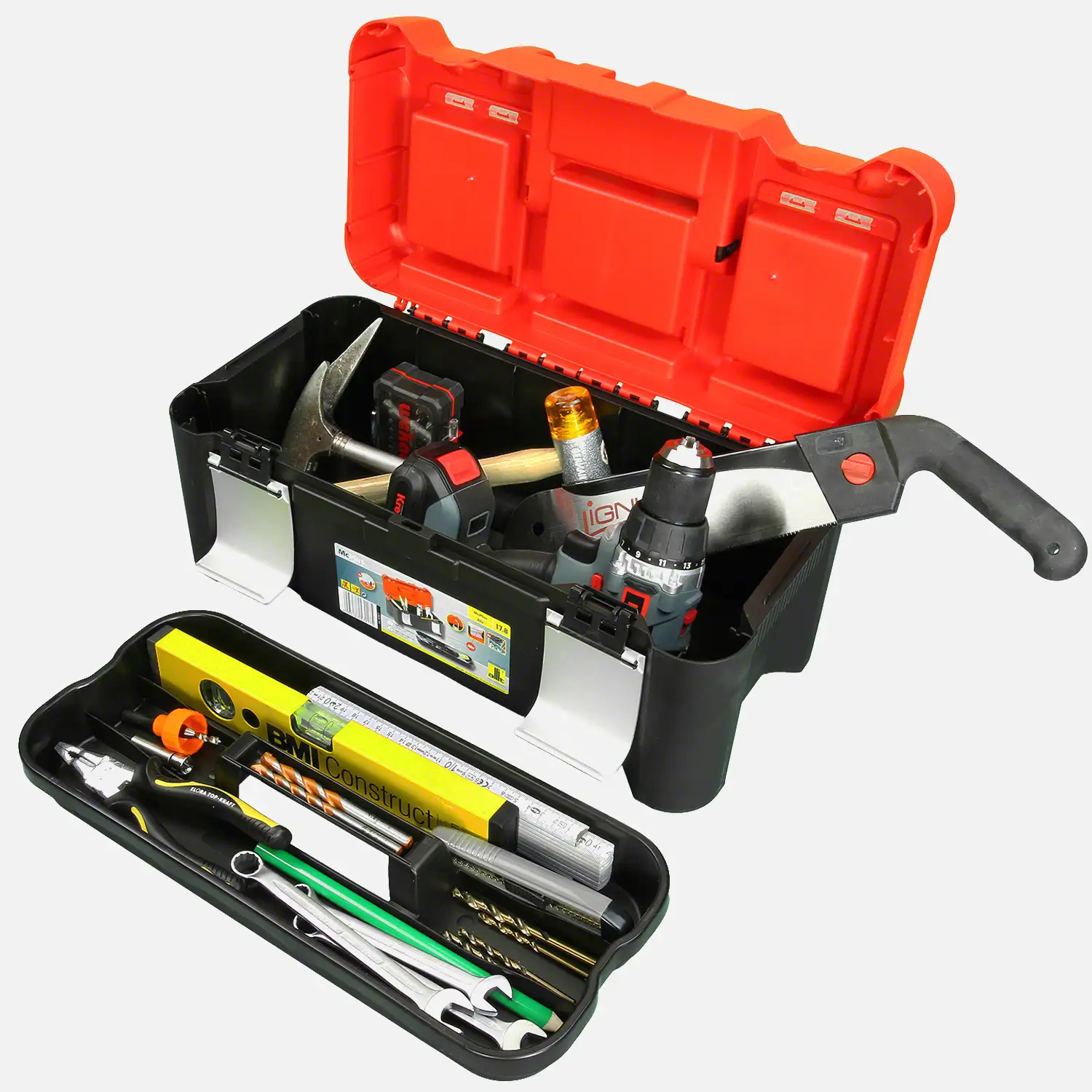 1 Allit Premium Profi-Werkzeugkoffer - McPlus Alu 17.8 - schwarz