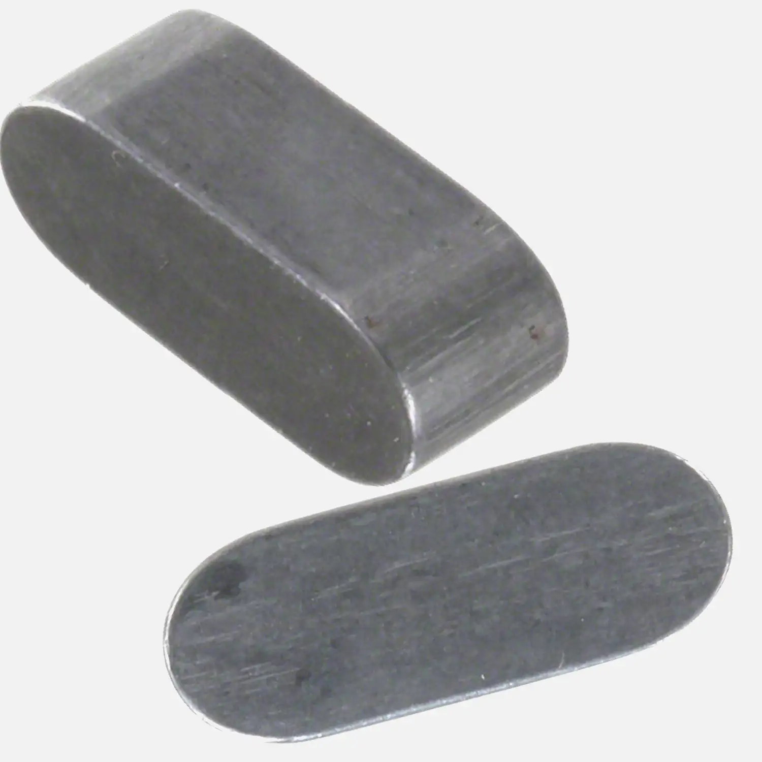 1 Passfedern 110x14 mm - rundstirnig ohne Bohrungen - 25 mm Dick - blank