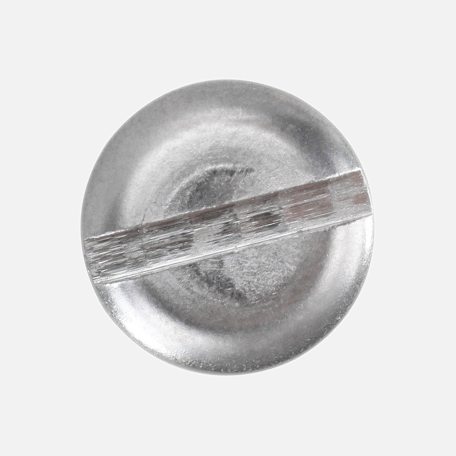 100 Flachkopfschrauben M6x20 mm - DIN 85 - mit Schlitz - Edelstahl A4 - Kopf