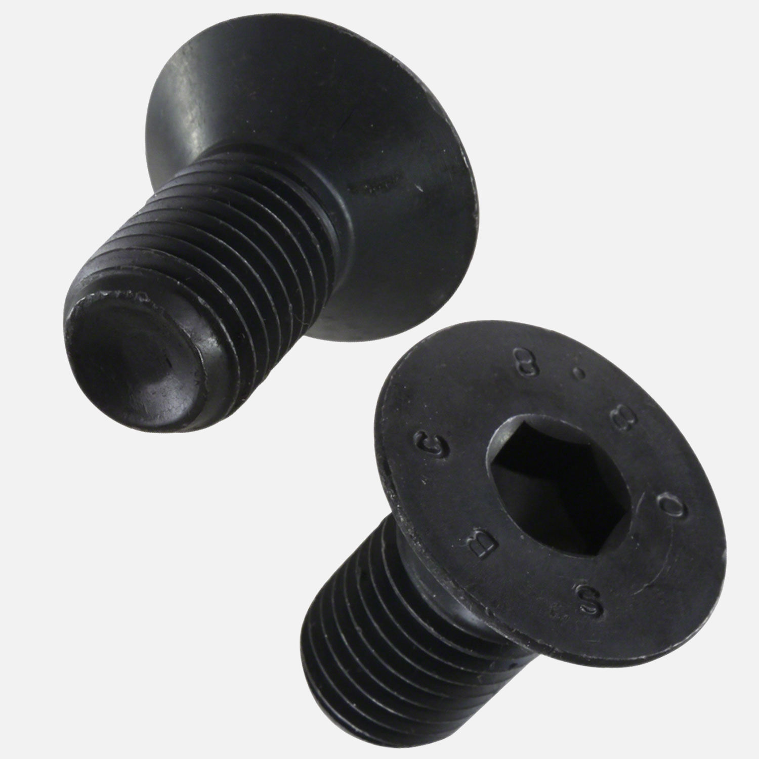 100 Senkschrauben M5x12 mm - ISO 10642 - Innensechskant - 8.8 blank