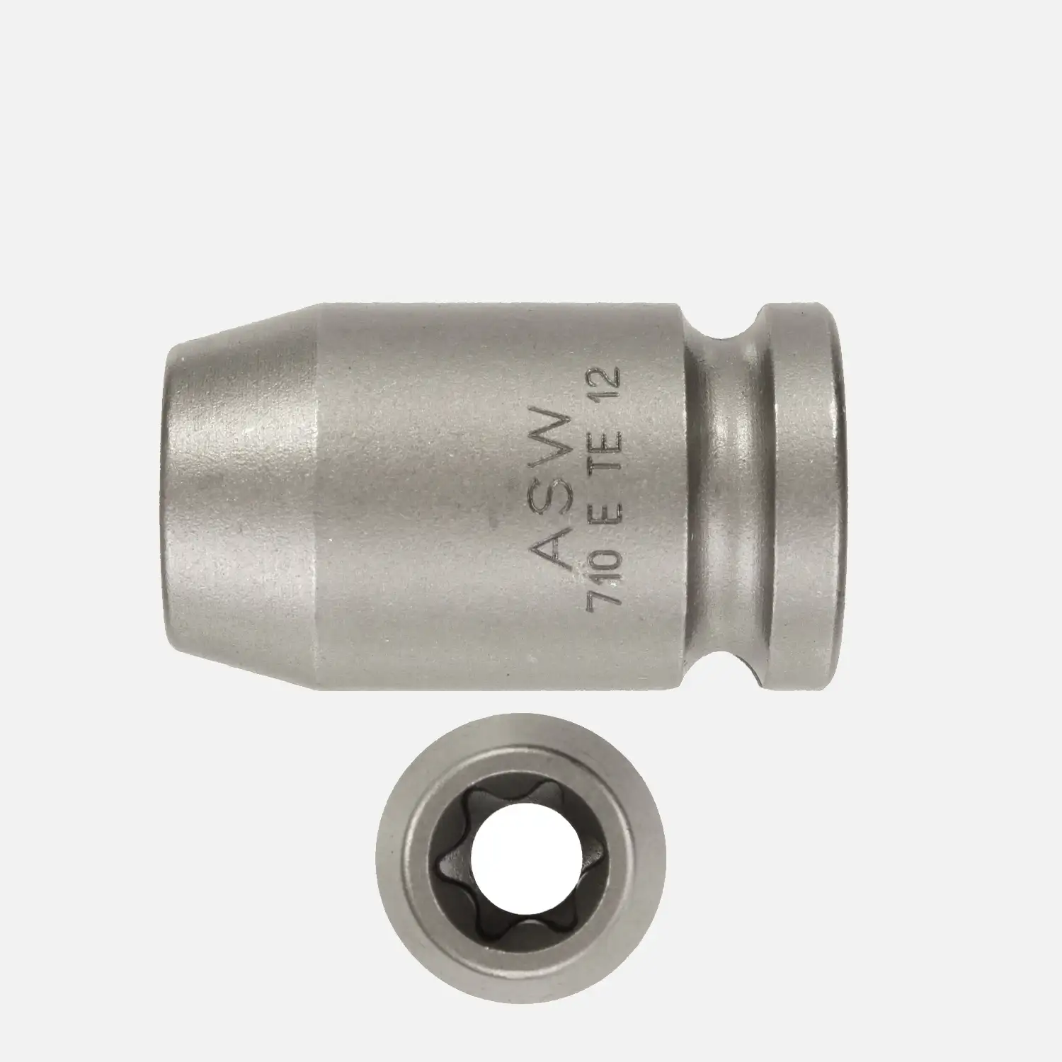 1 ASW Stecknuss,Antrieb 3/8" G10 - E-Profil-Außen-Torx®,Länge 32 mm,SW E 12