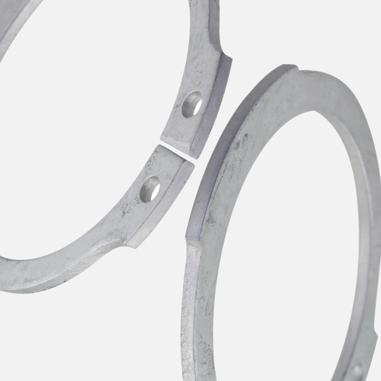 100 Sicherungsringe 42x1,75 mm - für Wellen - DIN 471 - zinklamellenbeschichtet