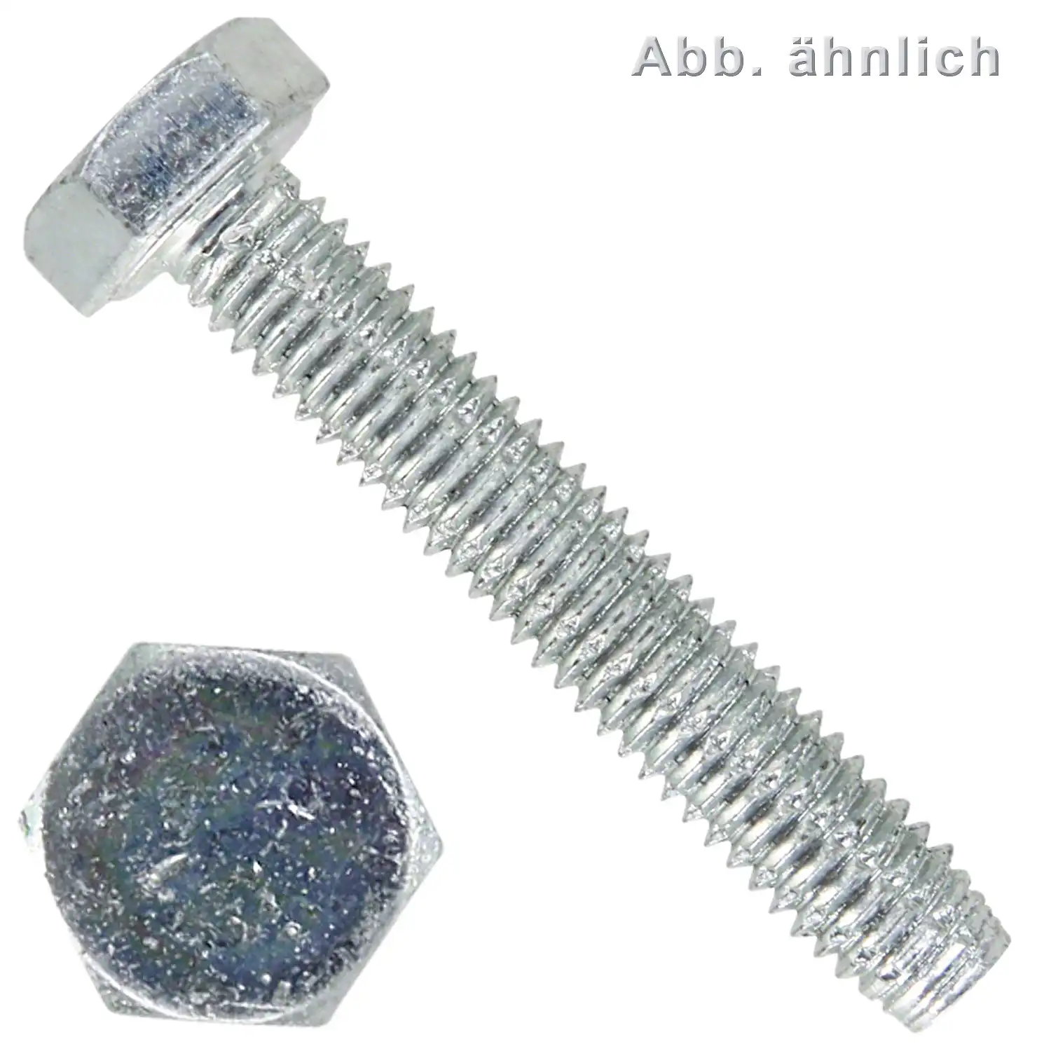 Sechskant-Schneidschraube | DIN 7513 | Form A | verzinkt | SW