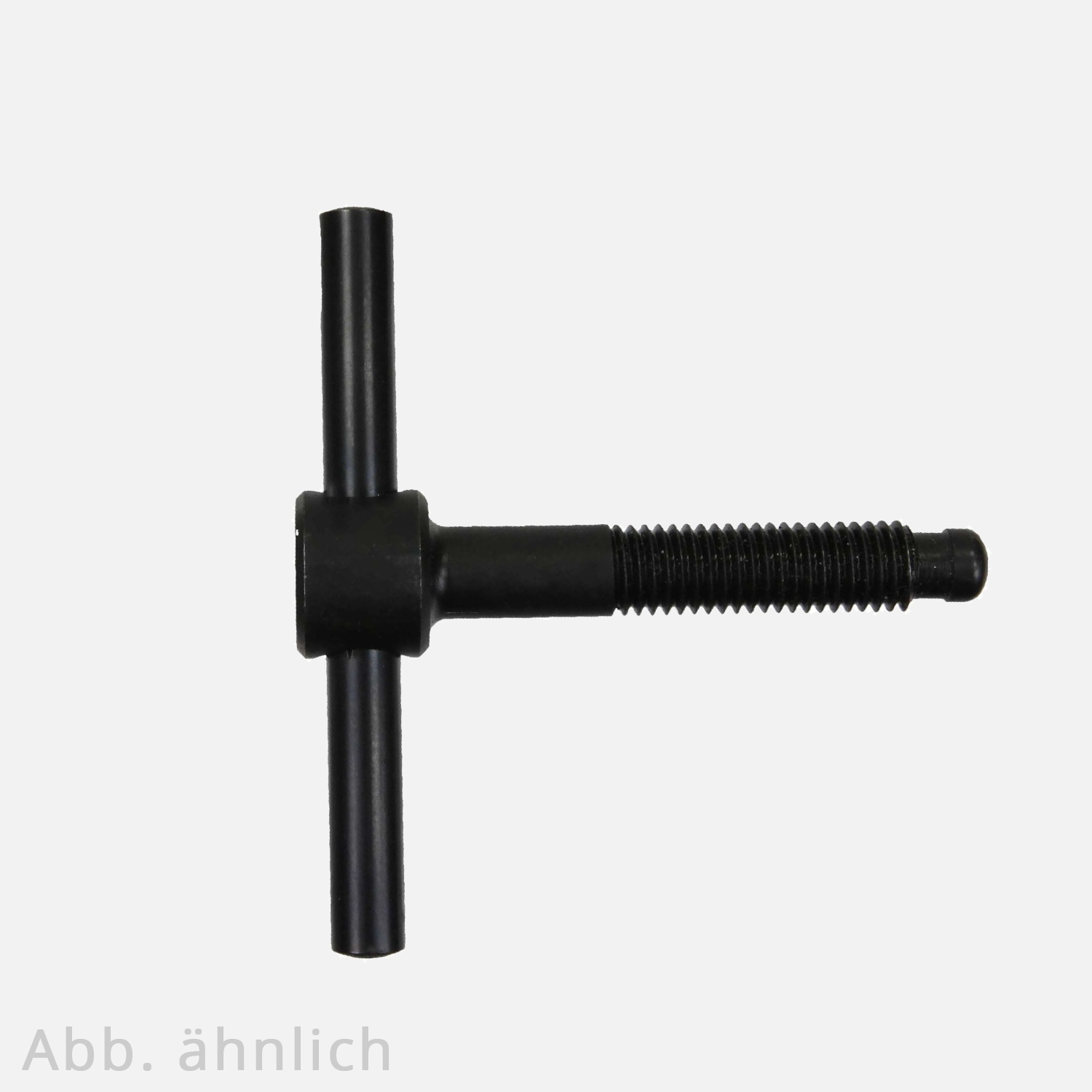 1 Knebelschraube 6x40 mm - DIN 6304 - ohne Druckstück - 5.8 brüniert