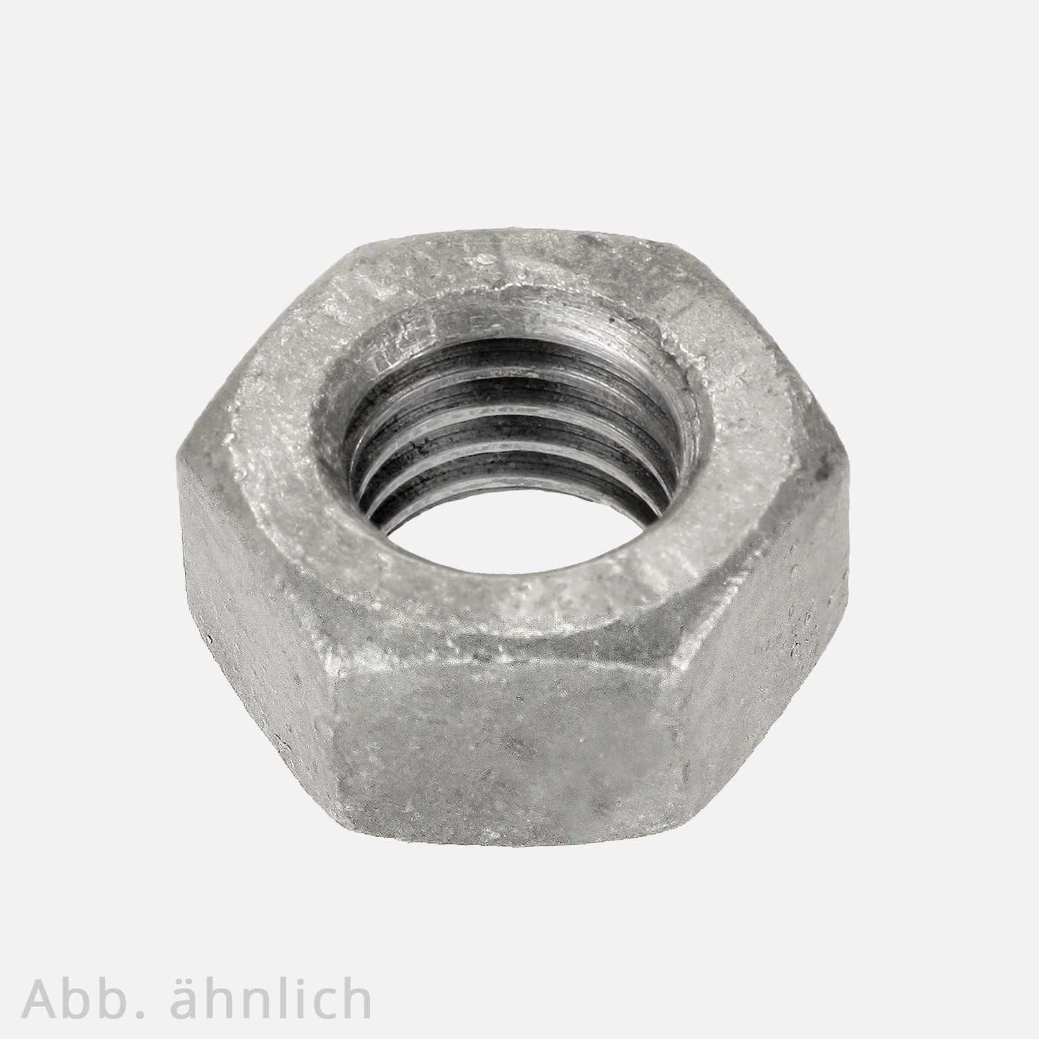 Sechskantmutter | DIN 934 | Feingewinde 1mm | SW | 10.0 | galvanisch verzinkt 
