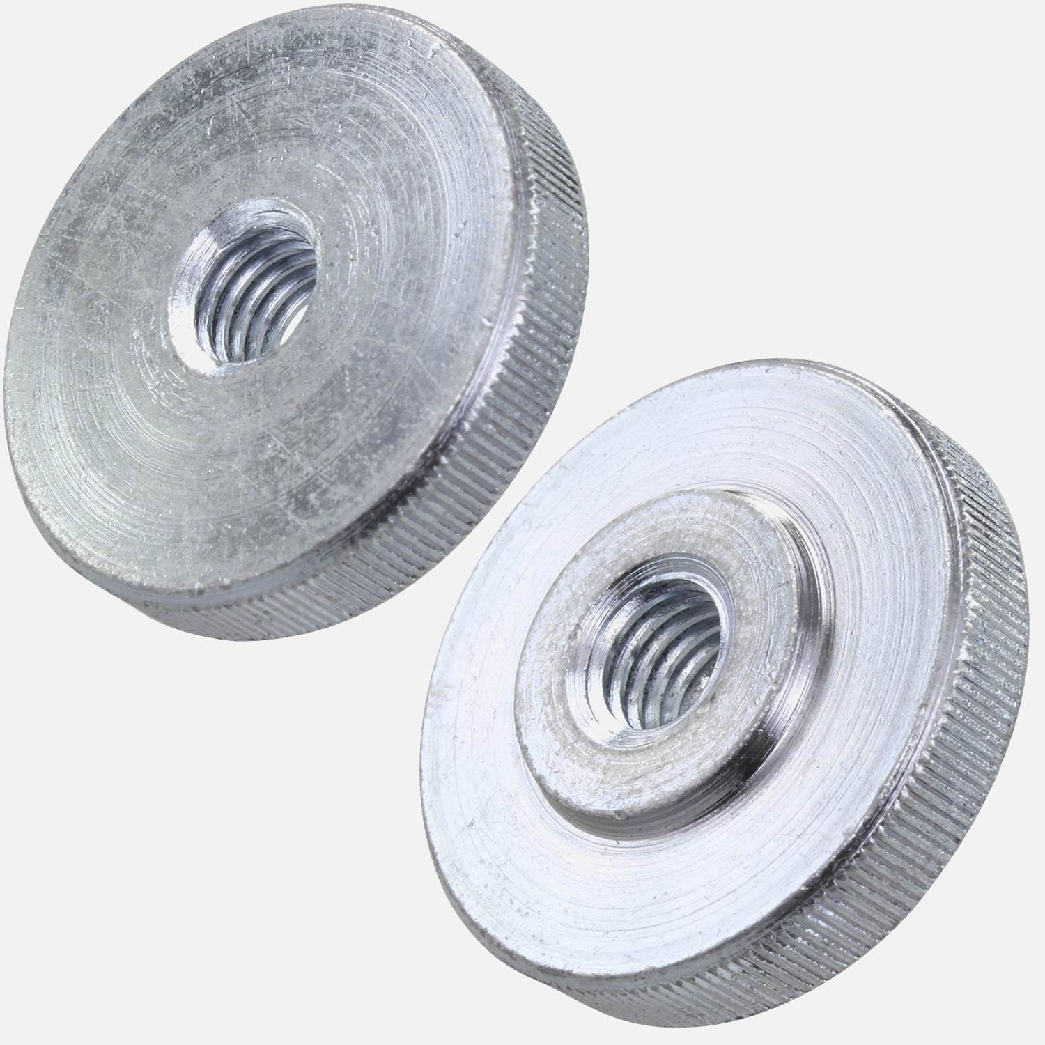 50 Rändelmuttern M8 - DIN 467 - niedrige Form - verzinkt | M8 | 50 ...