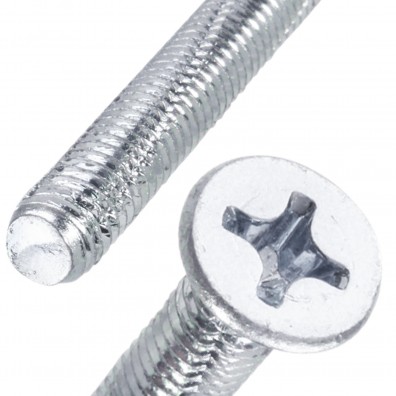 100 Senk-Schneidschrauben M8x40mm - DIN 7516 Form D - PH - verzinkt