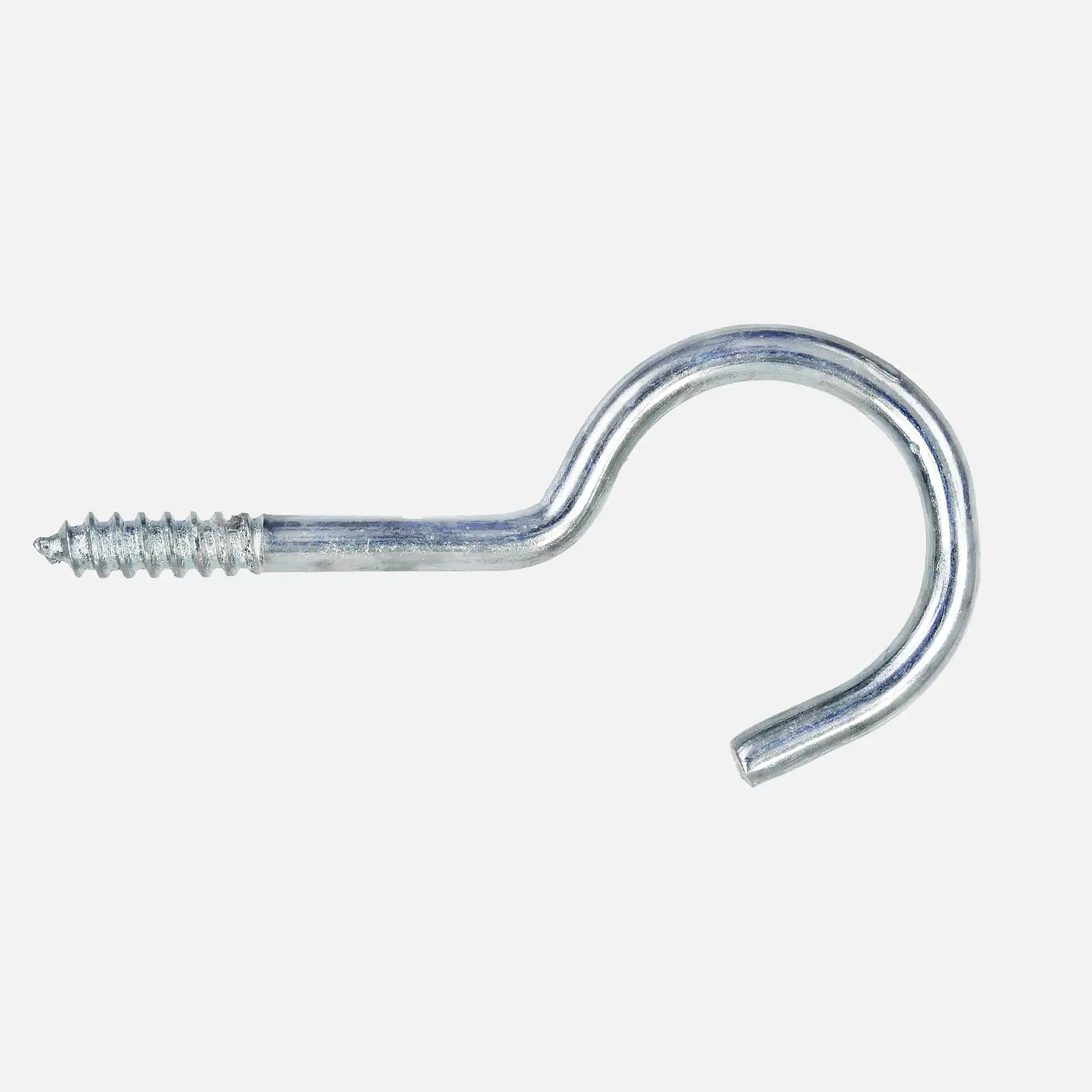 15 Wäscheleinenhaken, große Öse, Stahl, galv. verzinkt, 5,1x60mm