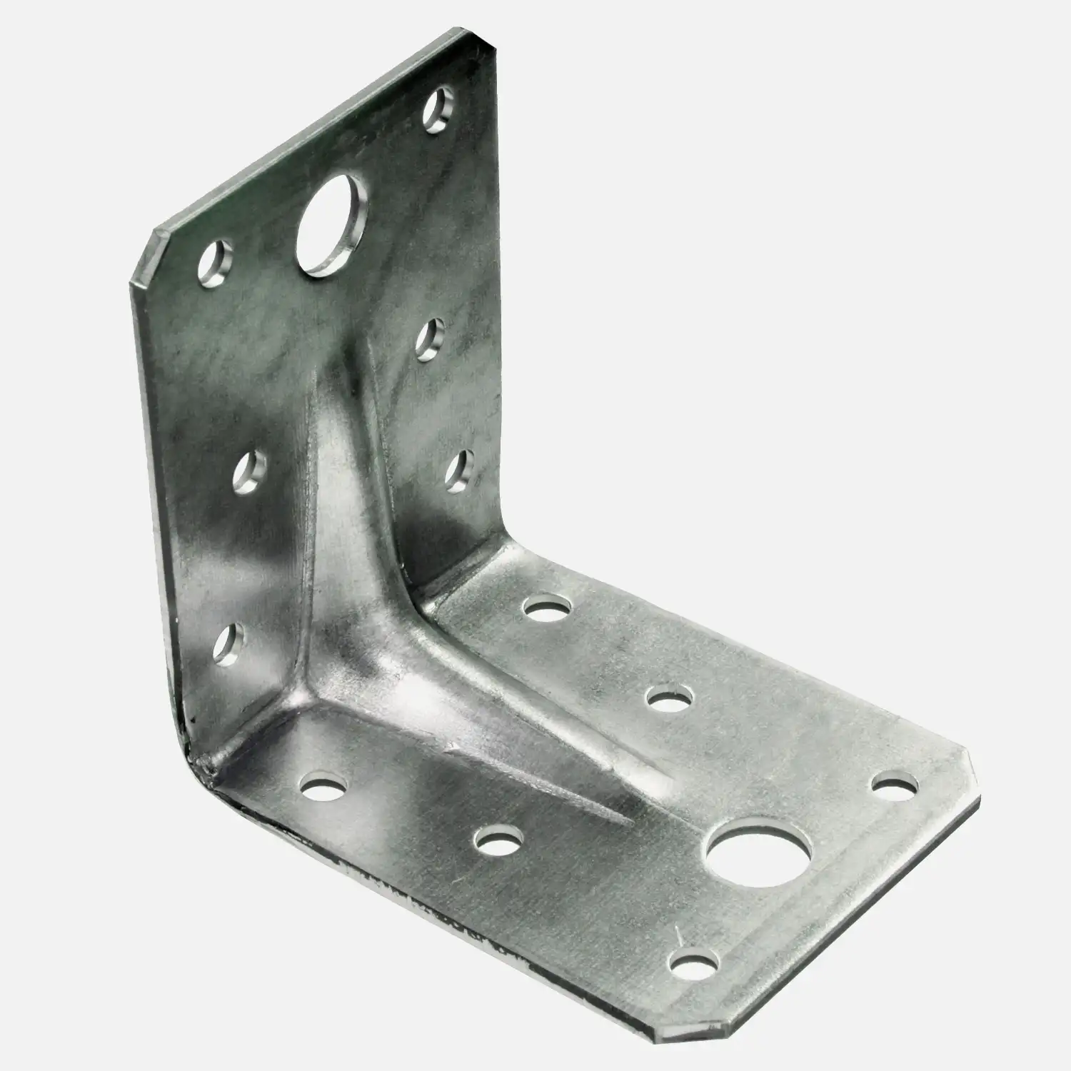 Schwerlast-Winkelverbinder | Sicke | verzinkt | kunststoffbeschichtet | schwarz