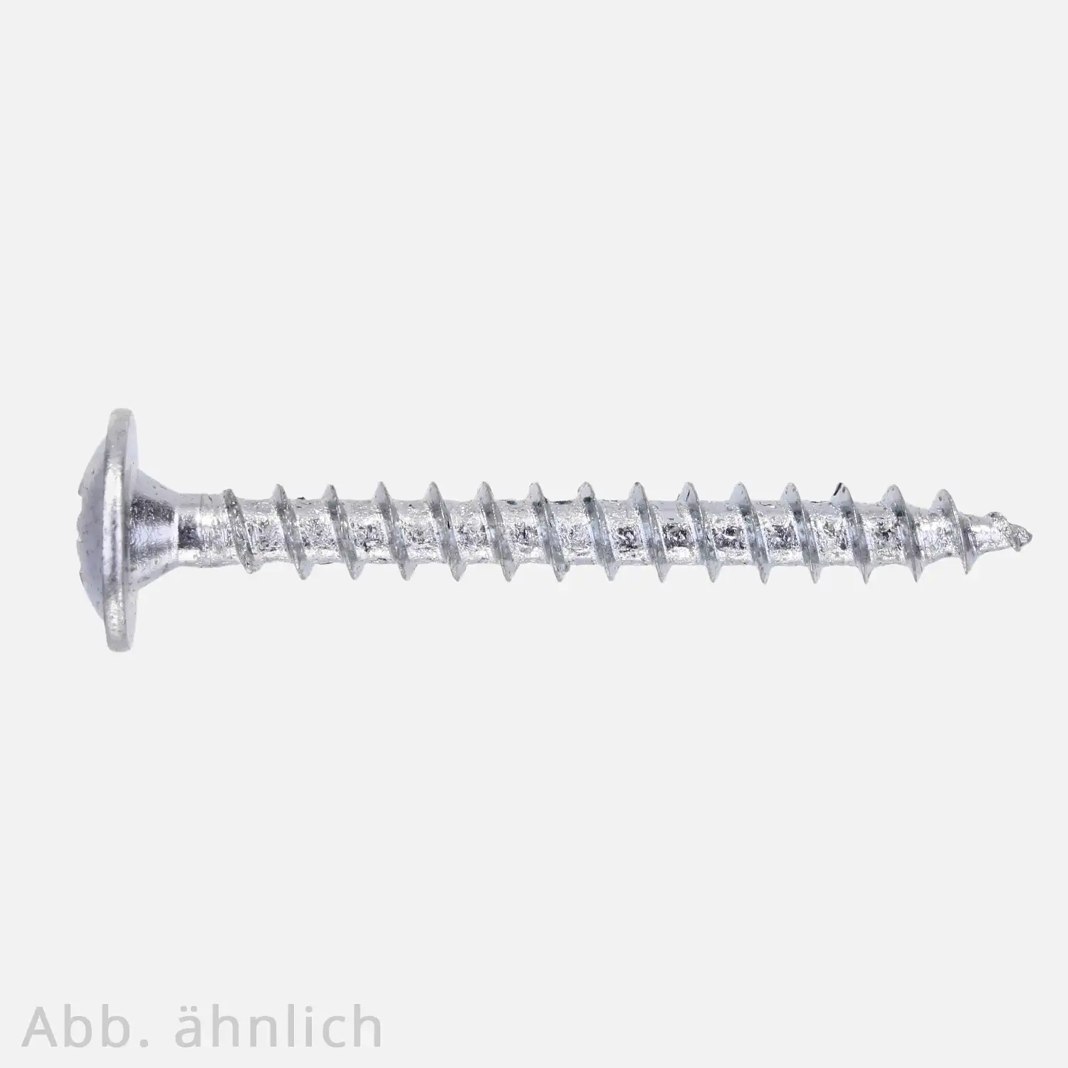 Rückwandschraube | Linsenkopf | angepr.Scheibe | PZ | galvanisch verzinkt | blau