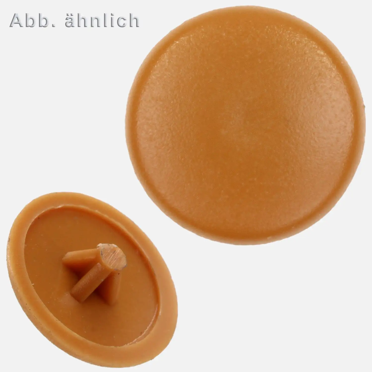 1000 Abdeckkappen für PH 2 (Phillips) - Ø Kappen=12mm - hellbraun(RAL8001)