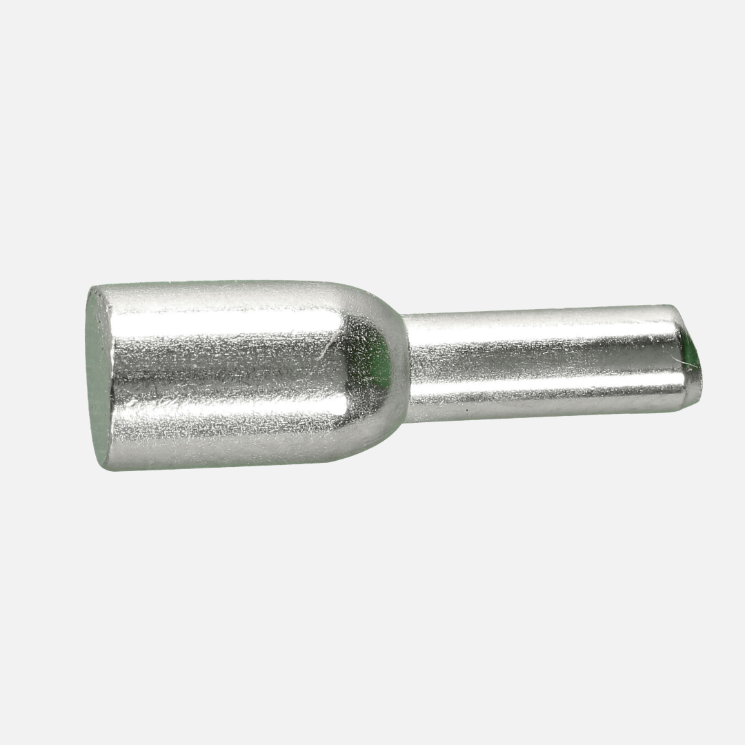 100 Duplo-Bodenträger,Stahl, zweiseitiger Zapfen 3/5 mm, 16 mm lang, vernickelt 