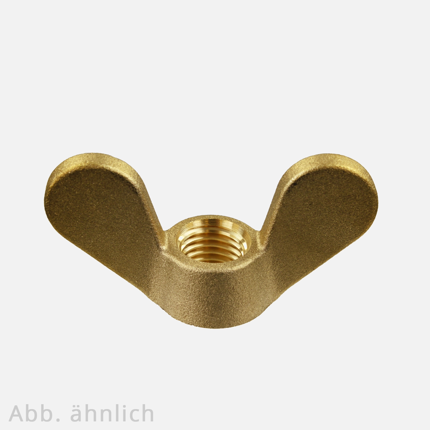 100 Flügelmuttern DIN 315 Messing für M3