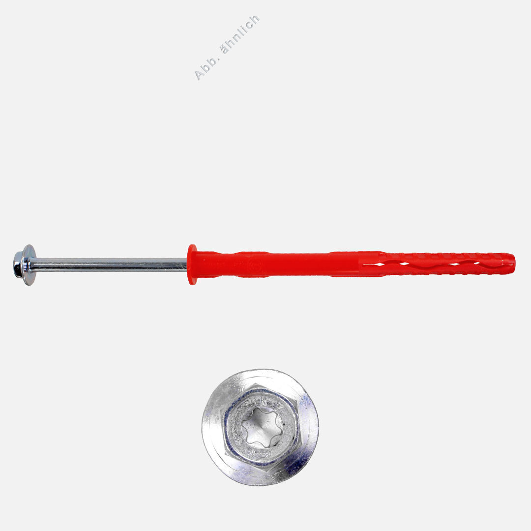 Rahmendübel / Fassadendübel | zugelassen KT 10 SL | Senkkopf | verzinkt