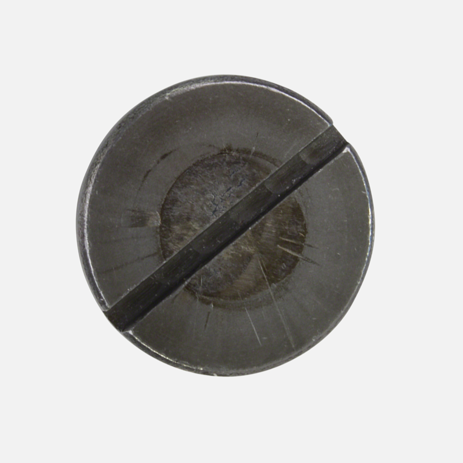 100 Flachkopfschrauben M5x10 mm - DIN 921 - mit Schlitz - 4.6/5.8 blank - Kopf