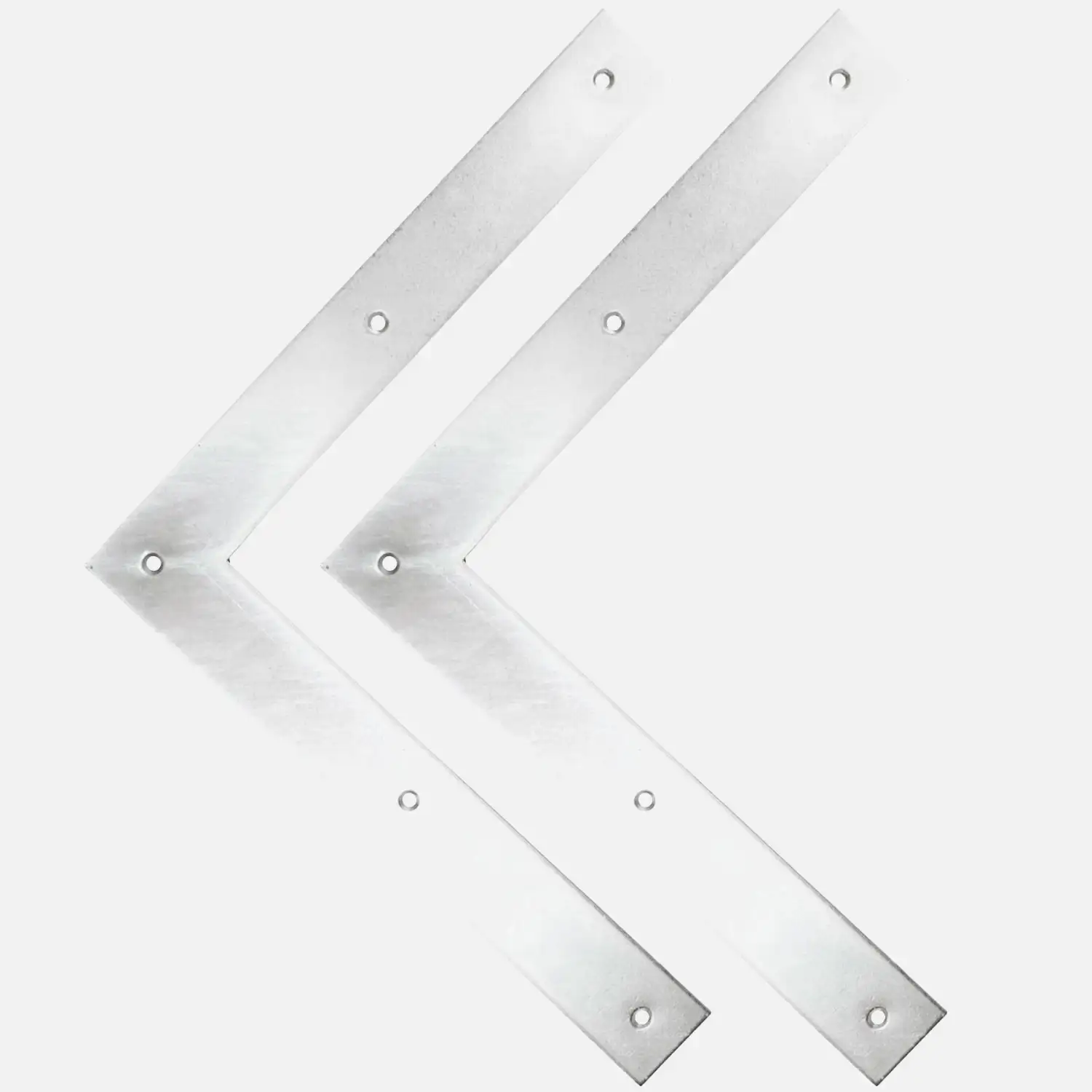 2 Torwinkel - Flachwinkel, dickschichtpassiviert - 300x300x40 mm