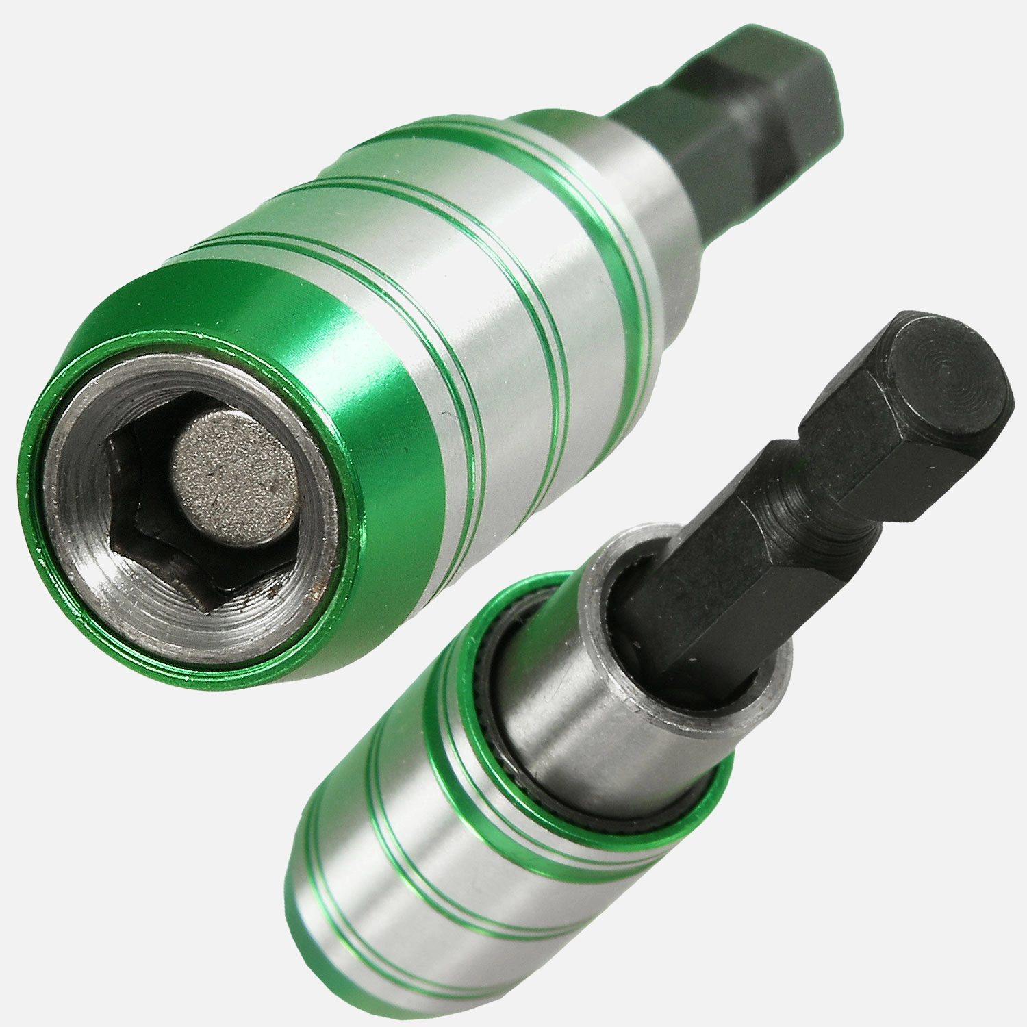 1 Schnellwechselbithalter, magnetisch, EasyLink + EasyLock, 60 mm lang, für 1/4" Bits
