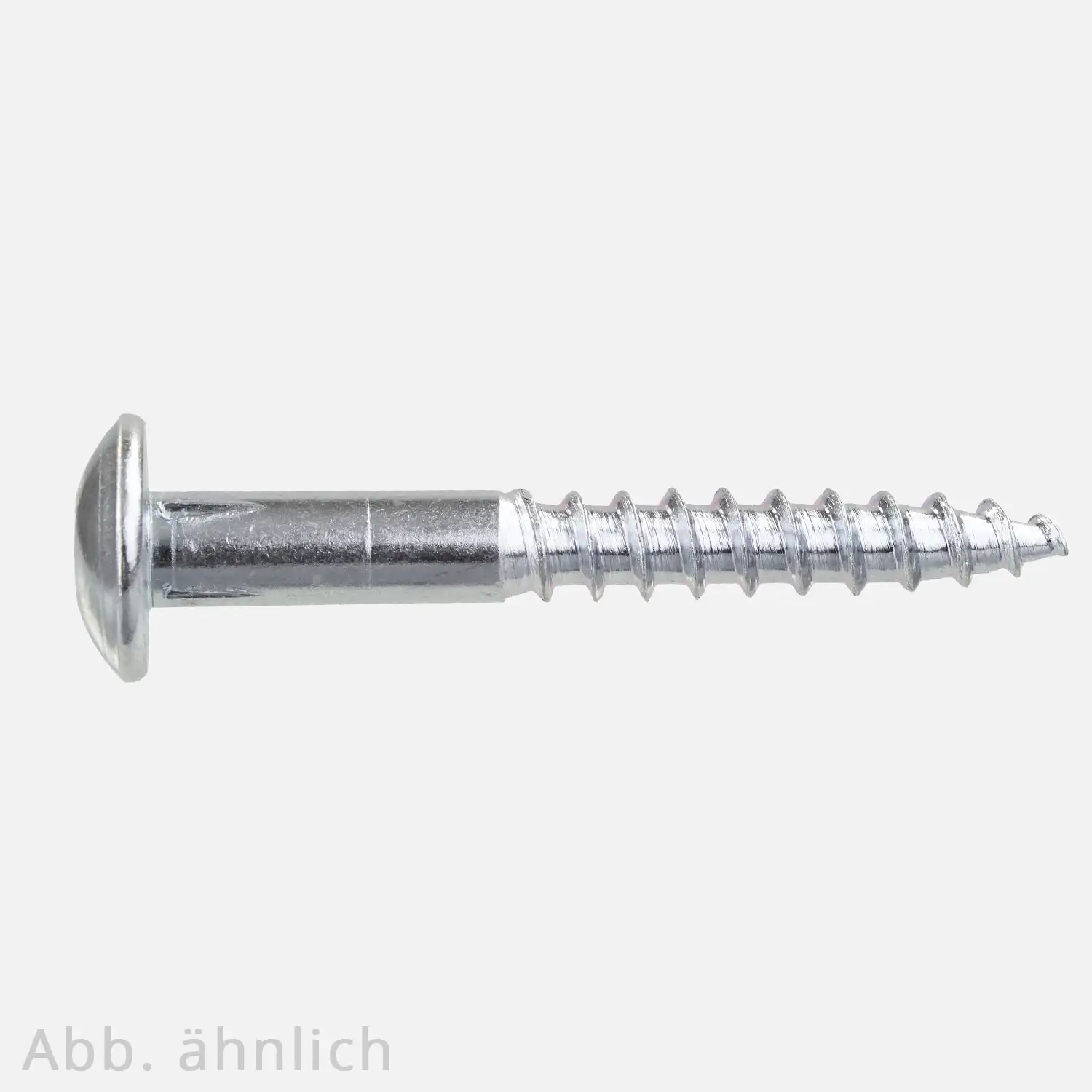 Diebstahlhemmende Sicherungsschraube | mit unlösbarem Vernietungsstift | Flachkopf mit Innensechskant | verzinkt 