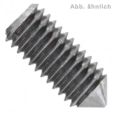 Gewindestift | DIN 553 | Schlitz und Spitze