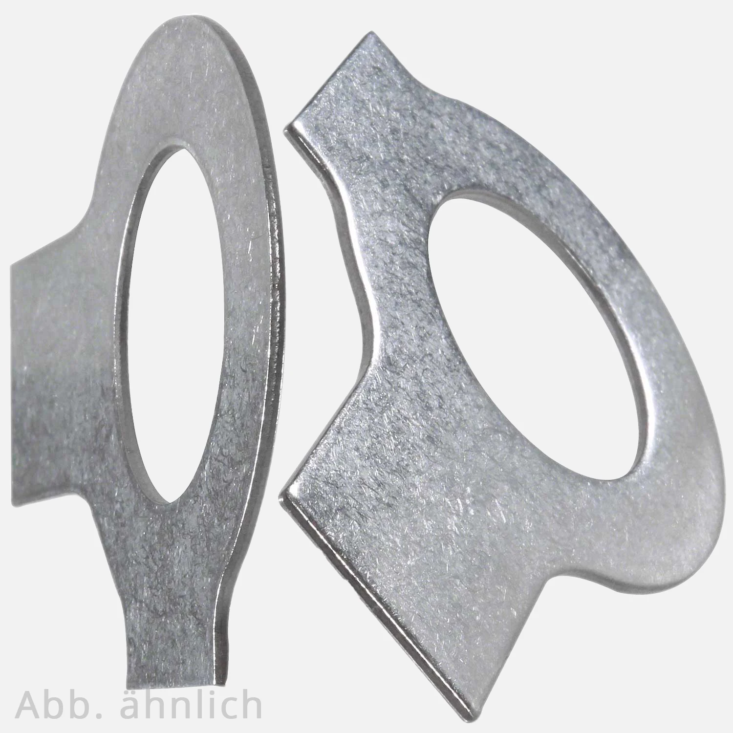 25 Scheiben mit 2 Lappen DIN 463 Edelstahl A4 M22