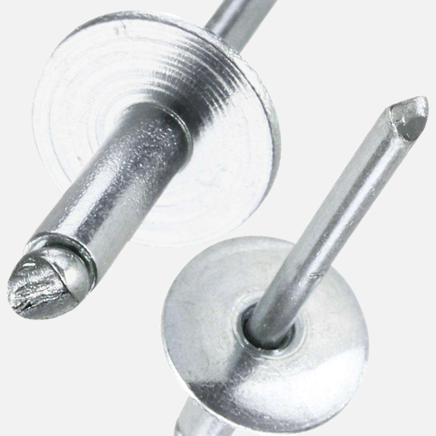 250 Gesipa Blindnieten 4,8x10,3 mm - verzinkt / verzinkter Dorn - 16 mm Flachkopf