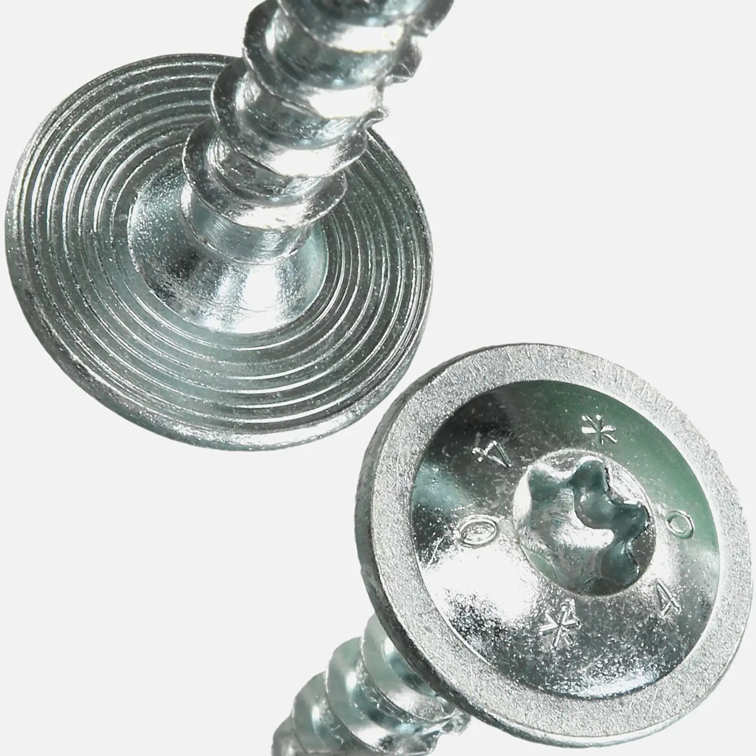 50 Pfostenschrauben 8x50mm -Ruspert C3 grau - Tellerkopf TX40