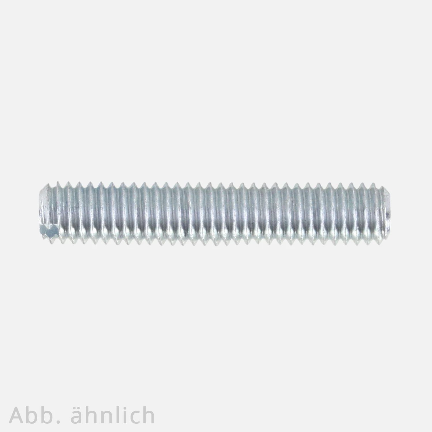 Gewindestift | DIN 551 | Schlitz und Kegelkuppe | verzinkt