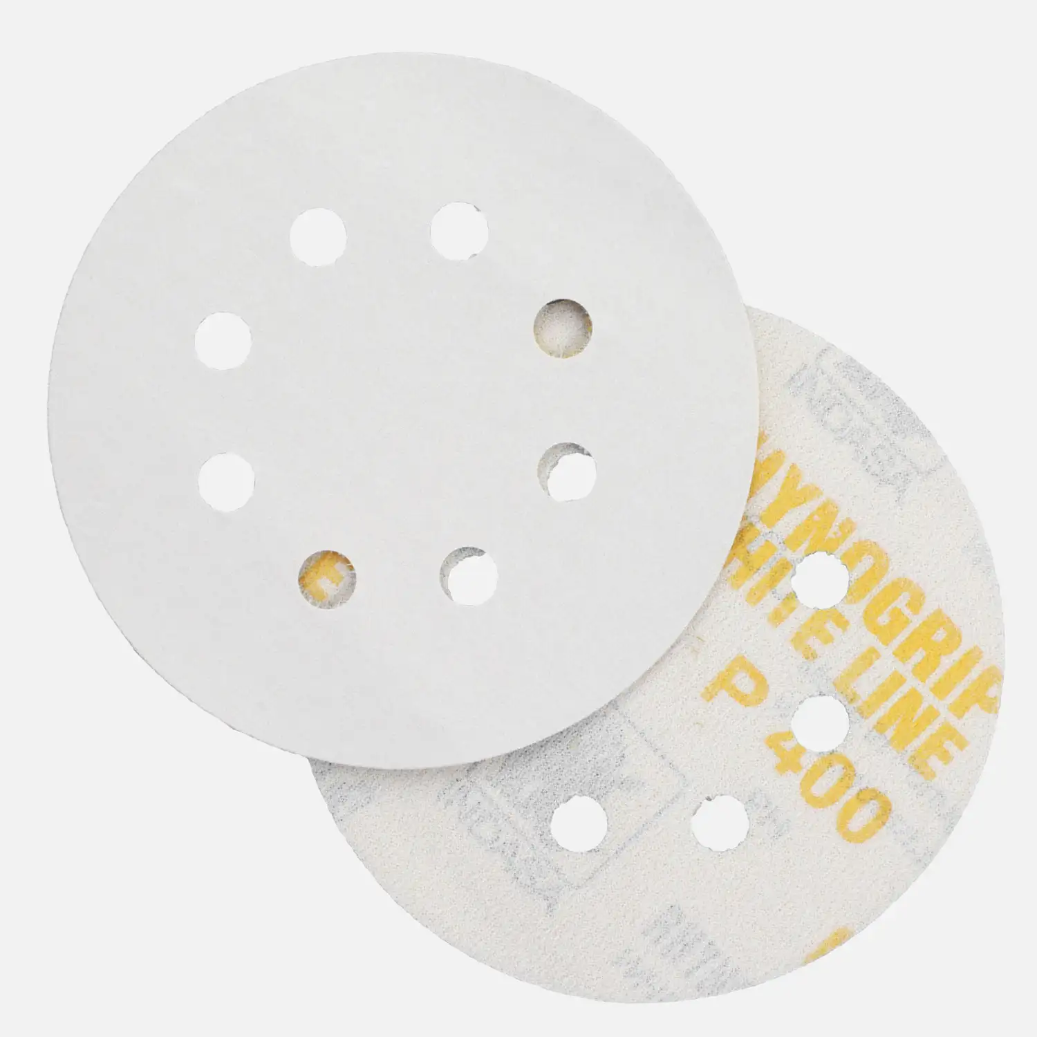 10 Schleifscheiben / Klettscheiben P400, Ø125 mm, 8-Loch