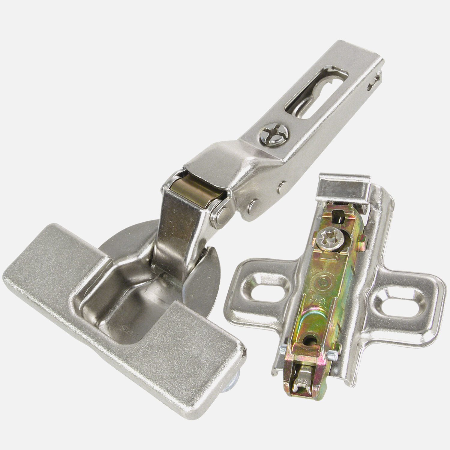 1 HSI Topfband - mit Clip und Schnellmontage - für Mitteltür - vernickelt - 35mm