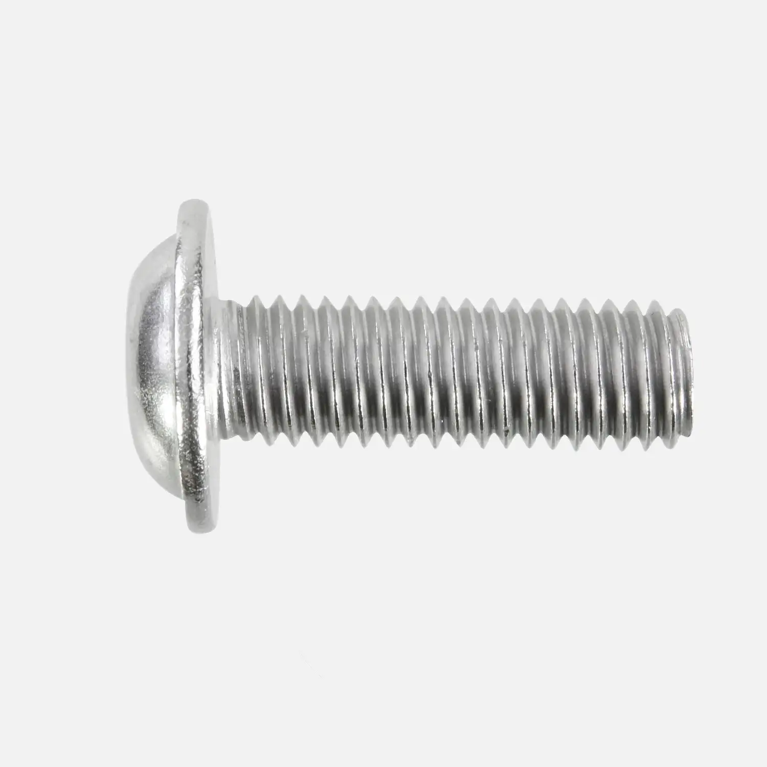 100 Linsenschrauben mit Flansch M10x30mm - ISO 7380-2 - TX50 - Edelstahl A2