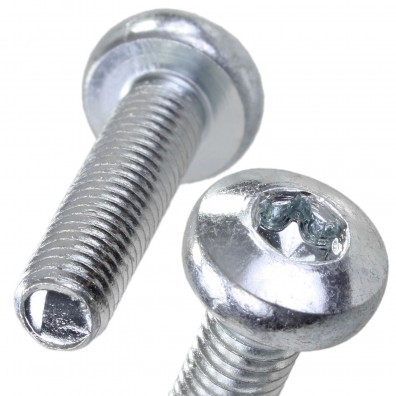 200 Linsenschrauben M5x10 mm - DIN 7985 - TX25 - 4.6 verzinkt