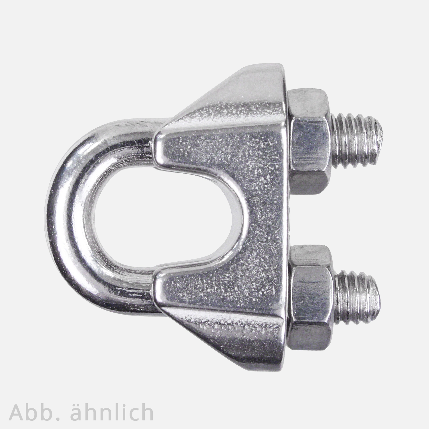 50 Drahtseilklemmen 3 mm / M4 - ähnlich DIN 741 - Edelstahl A2