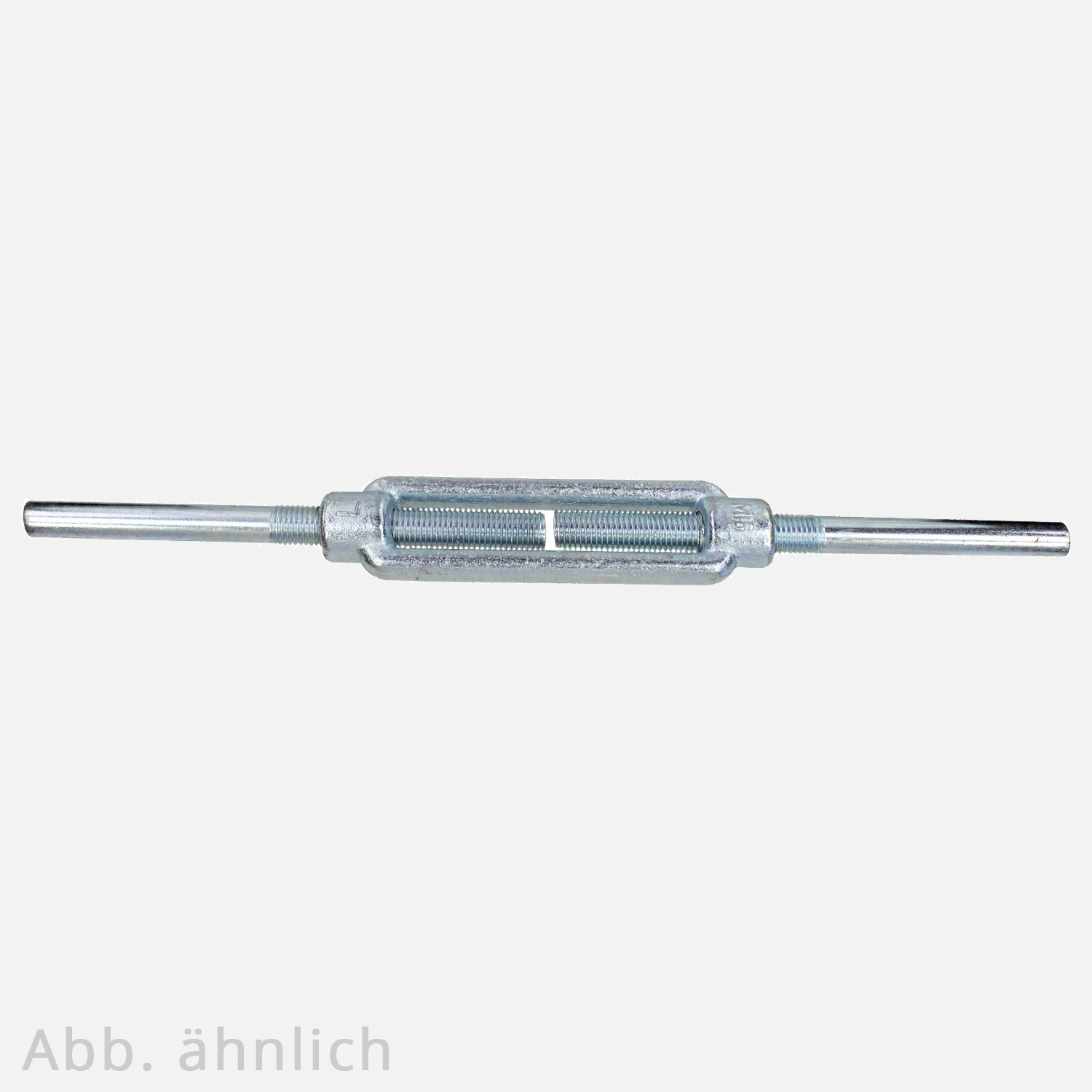 1 Spannschloss M16 - DIN 1480 - offene Form - Edelstahl A2 - AE